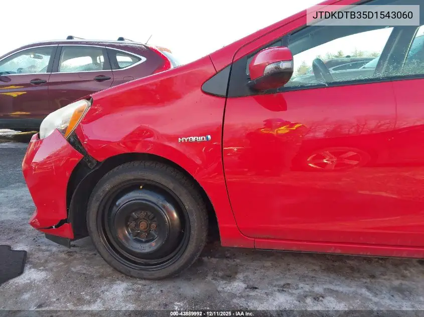 JTDKDTB35D1543060 2013 Toyota Prius C One