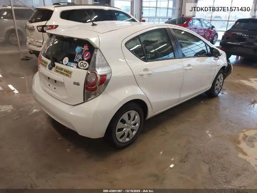 JTDKDTB37E1571430 2014 Toyota Prius C One