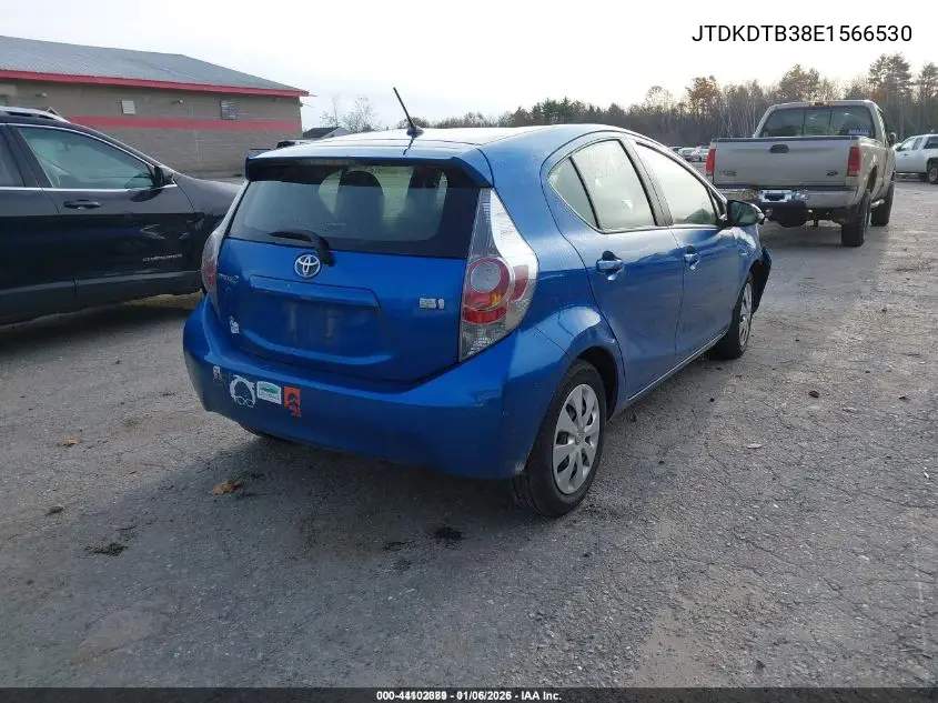 JTDKDTB38E1566530 2014 Toyota Prius C One