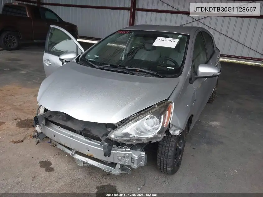 JTDKDTB30G1128667 2016 Toyota Prius C One