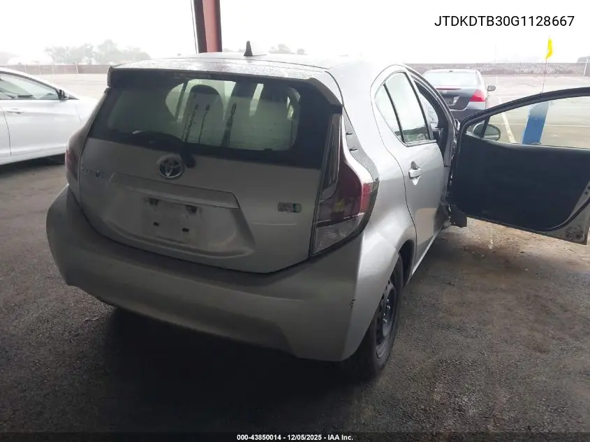 JTDKDTB30G1128667 2016 Toyota Prius C One