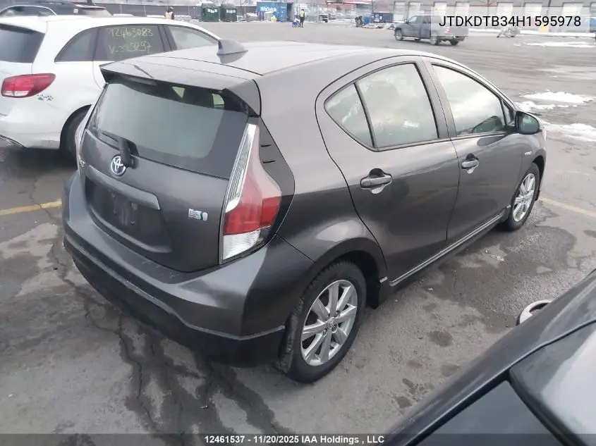 JTDKDTB34H1595978 2017 Toyota Prius C Technology