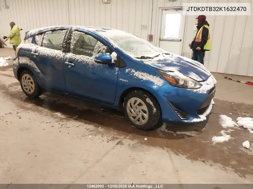 JTDKDTB32K1632470 2019 Toyota Prius C Upgrade