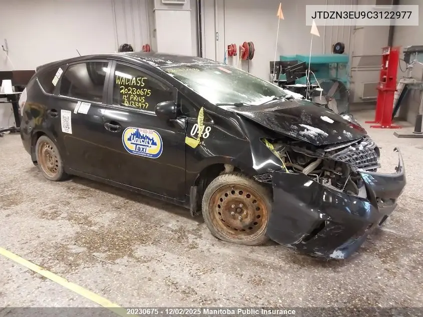 JTDZN3EU9C3122977 2012 Toyota Prius V