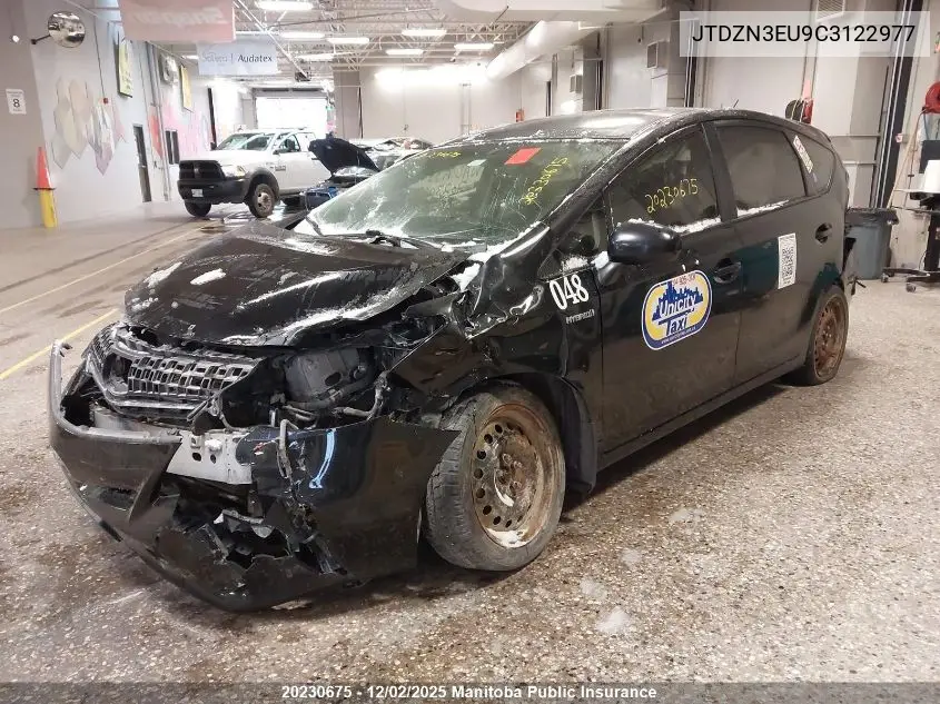 JTDZN3EU9C3122977 2012 Toyota Prius V
