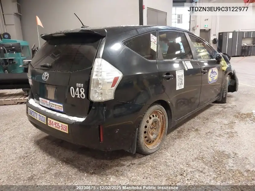 JTDZN3EU9C3122977 2012 Toyota Prius V