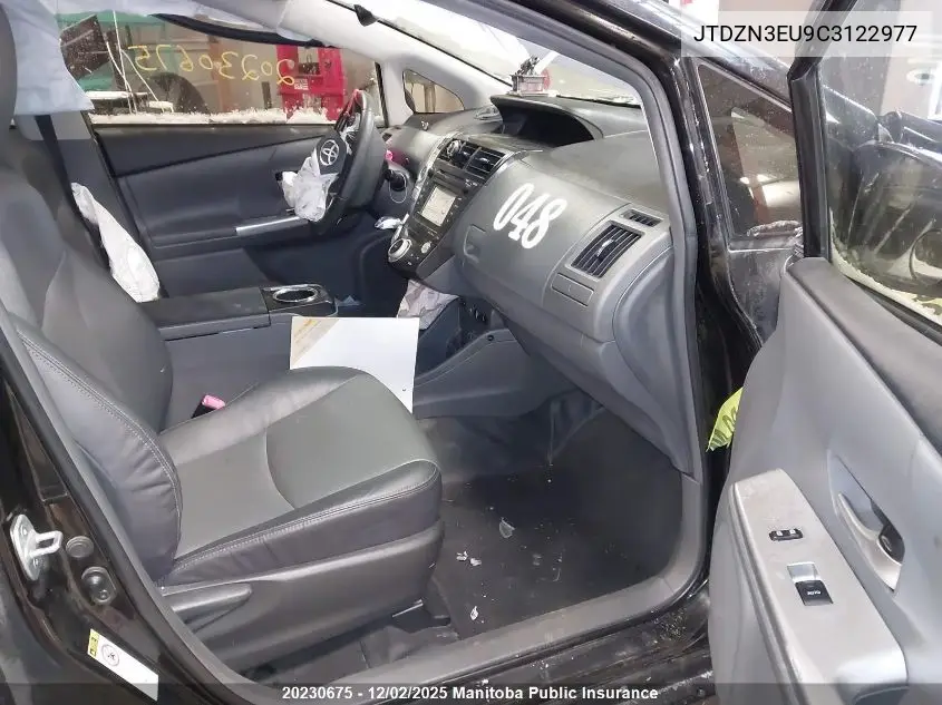 JTDZN3EU9C3122977 2012 Toyota Prius V