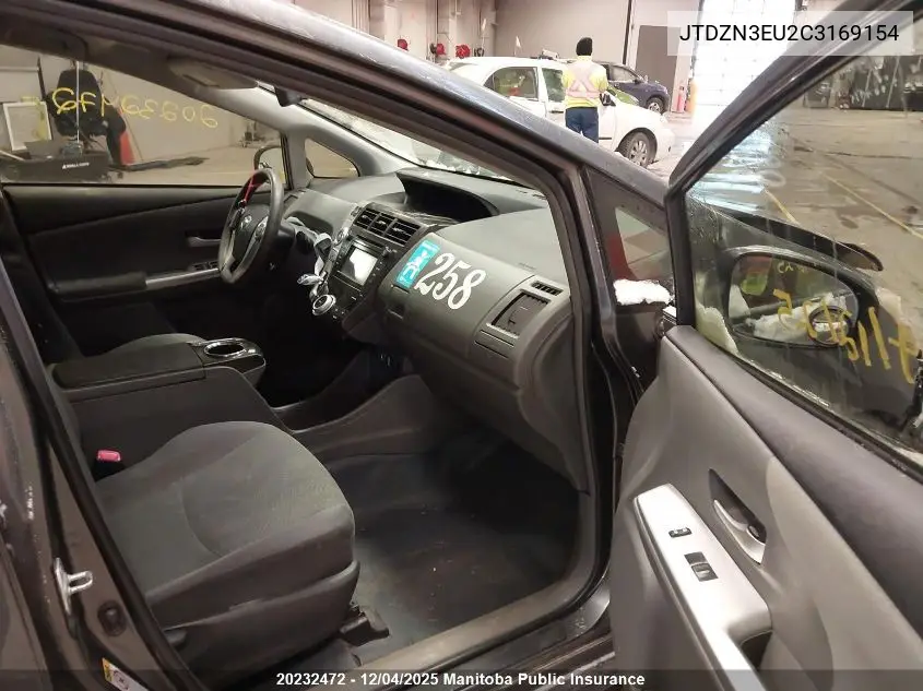 JTDZN3EU2C3169154 2012 Toyota Prius V