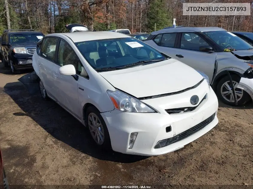 JTDZN3EU2C3157893 2012 Toyota Prius V Two