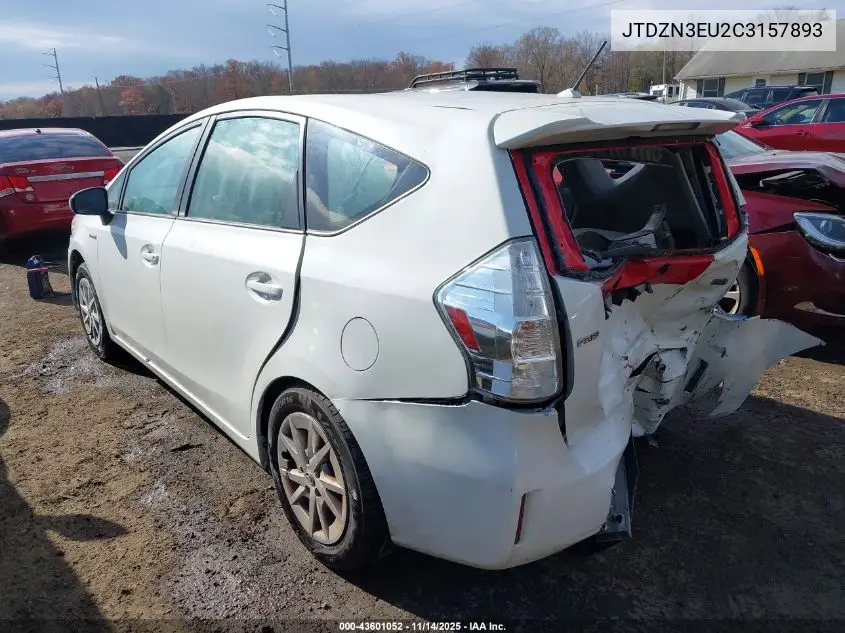 JTDZN3EU2C3157893 2012 Toyota Prius V Two