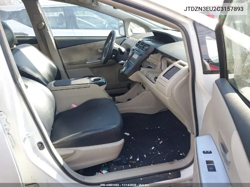 JTDZN3EU2C3157893 2012 Toyota Prius V Two