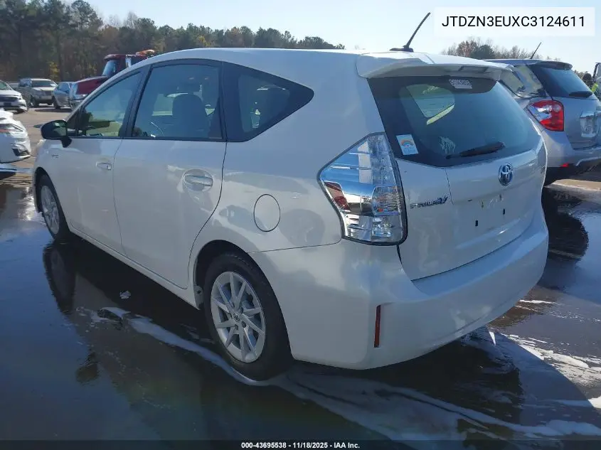 JTDZN3EUXC3124611 2012 Toyota Prius V Three