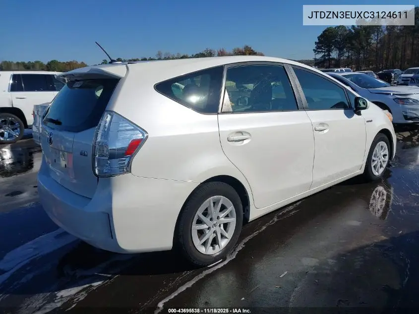 JTDZN3EUXC3124611 2012 Toyota Prius V Three