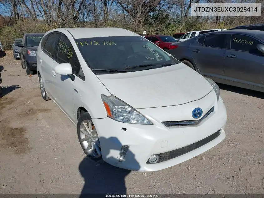 JTDZN3EUXC3028414 2012 Toyota Prius V Five