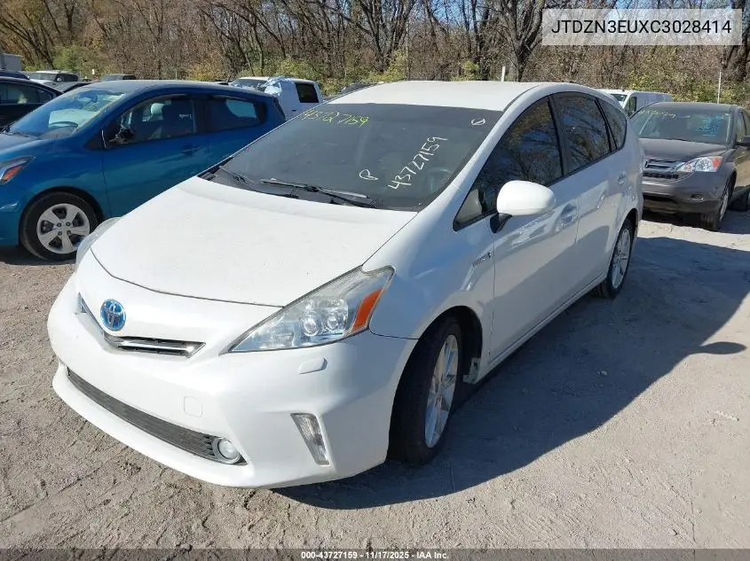 JTDZN3EUXC3028414 2012 Toyota Prius V Five