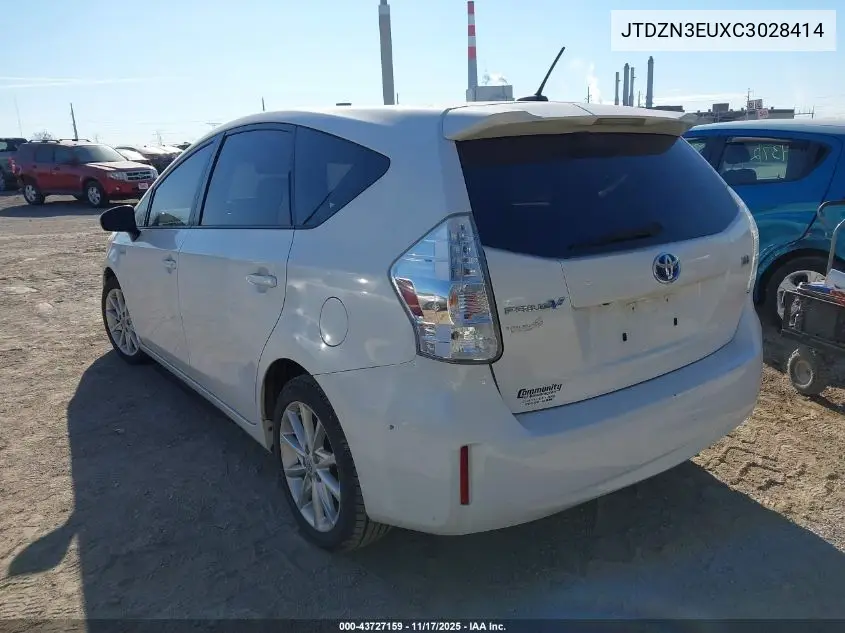JTDZN3EUXC3028414 2012 Toyota Prius V Five