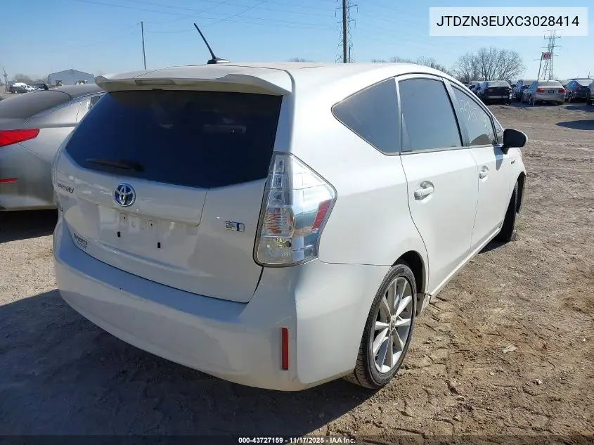JTDZN3EUXC3028414 2012 Toyota Prius V Five