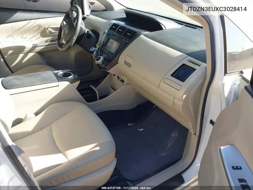 JTDZN3EUXC3028414 2012 Toyota Prius V Five