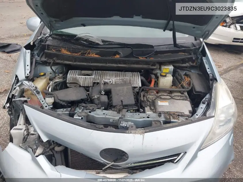 JTDZN3EU9C3023835 2012 Toyota Prius V Five