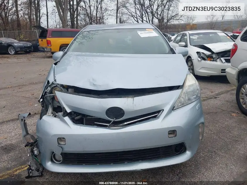 JTDZN3EU9C3023835 2012 Toyota Prius V Five