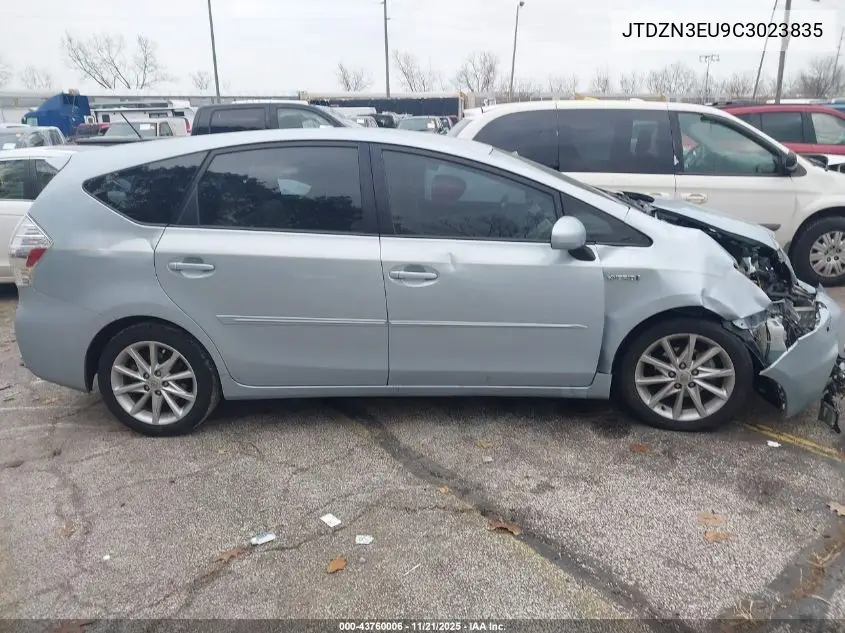 JTDZN3EU9C3023835 2012 Toyota Prius V Five