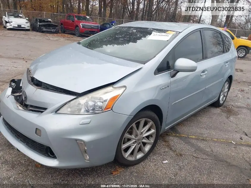 JTDZN3EU9C3023835 2012 Toyota Prius V Five