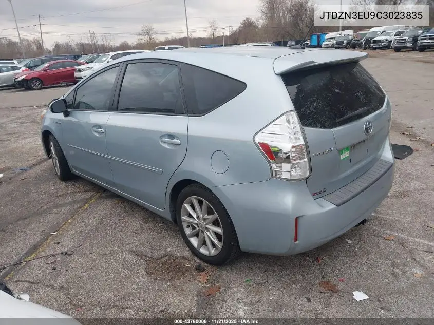 JTDZN3EU9C3023835 2012 Toyota Prius V Five