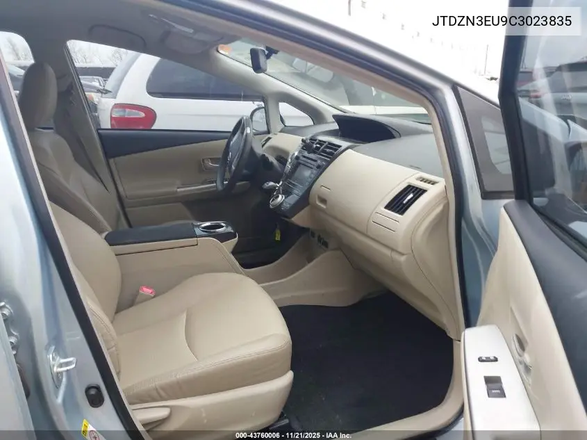 JTDZN3EU9C3023835 2012 Toyota Prius V Five