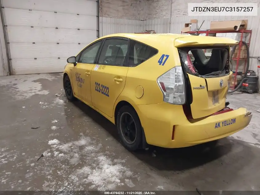 JTDZN3EU7C3157257 2012 Toyota Prius V Five