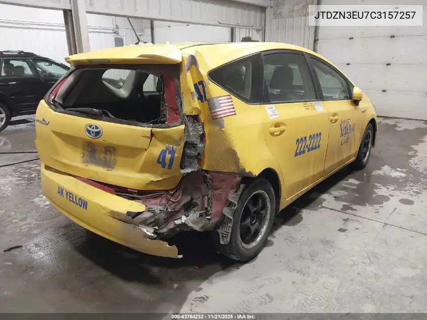 JTDZN3EU7C3157257 2012 Toyota Prius V Five