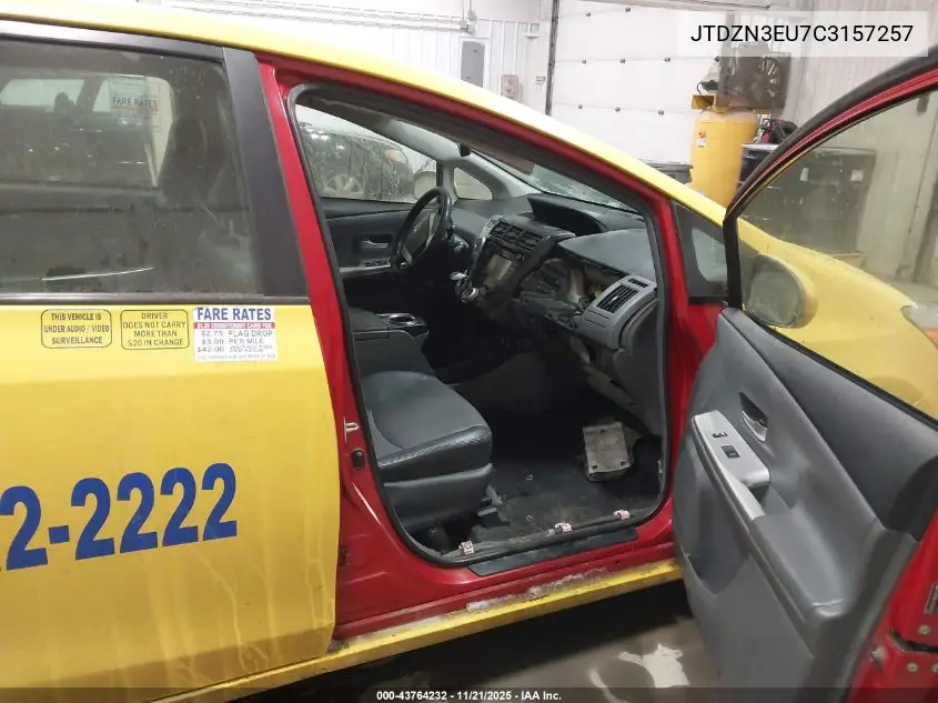 JTDZN3EU7C3157257 2012 Toyota Prius V Five