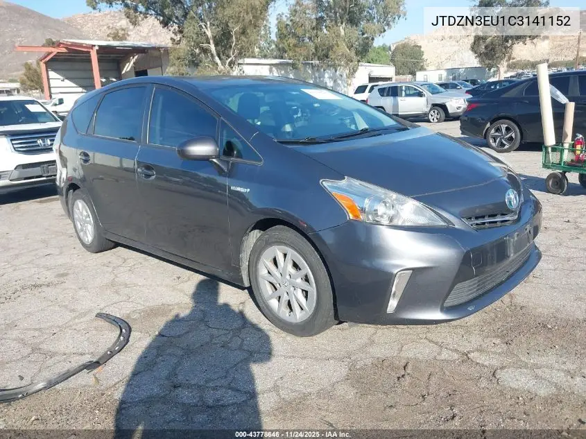 JTDZN3EU1C3141152 2012 Toyota Prius V Three