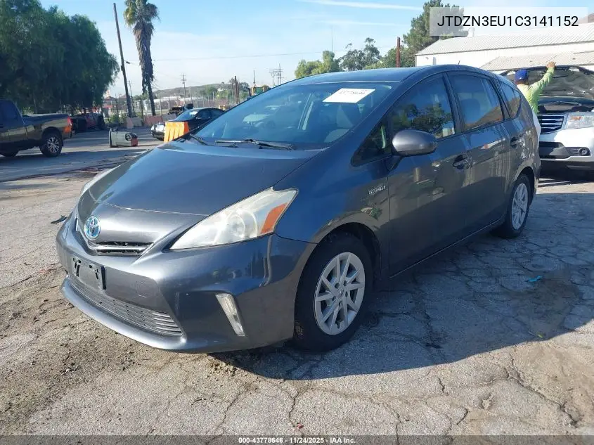 JTDZN3EU1C3141152 2012 Toyota Prius V Three