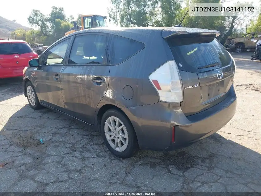 JTDZN3EU1C3141152 2012 Toyota Prius V Three