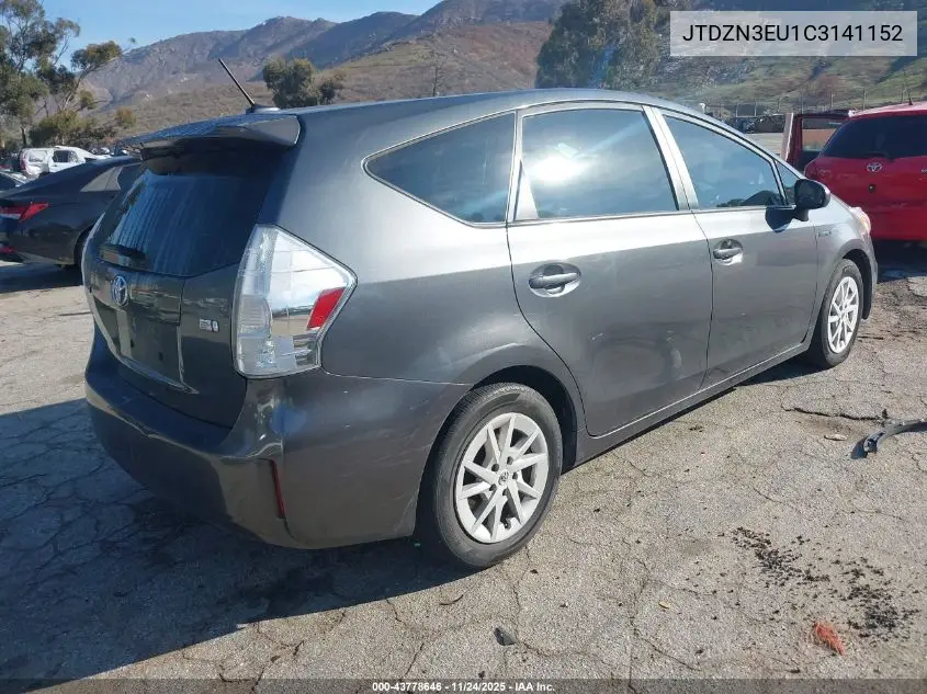 JTDZN3EU1C3141152 2012 Toyota Prius V Three