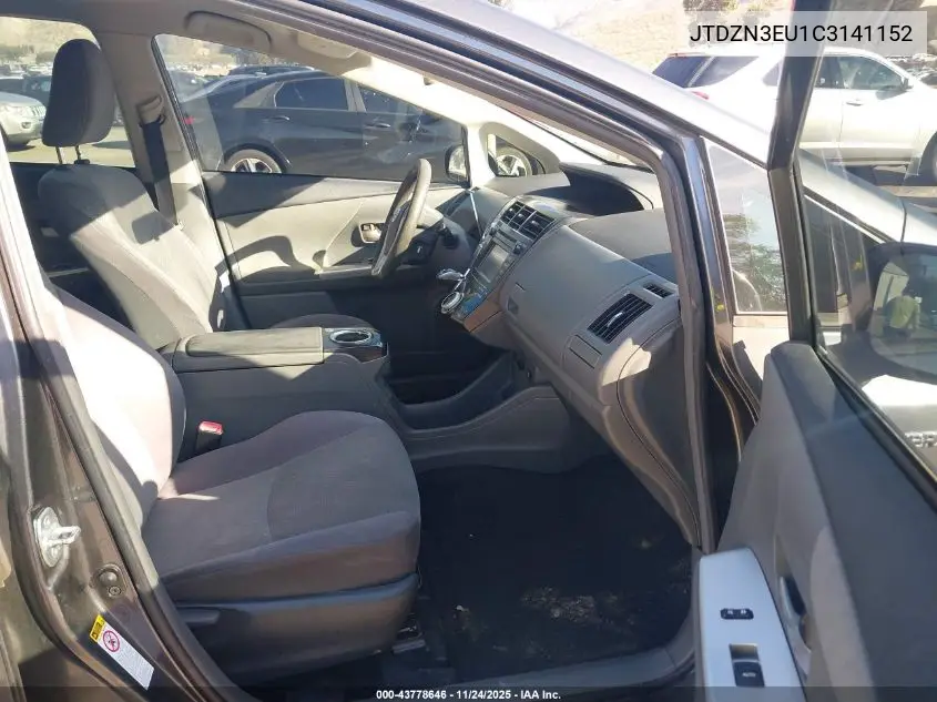 JTDZN3EU1C3141152 2012 Toyota Prius V Three