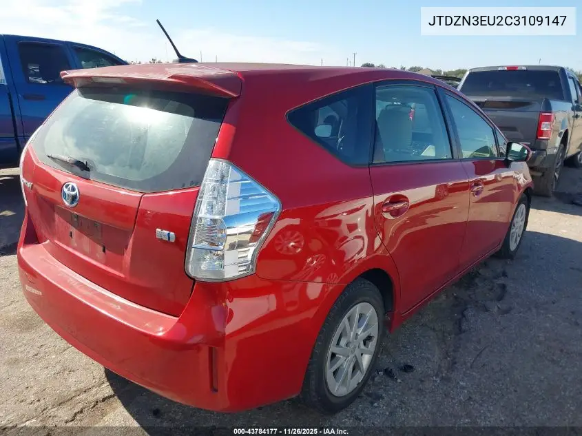 JTDZN3EU2C3109147 2012 Toyota Prius V Three