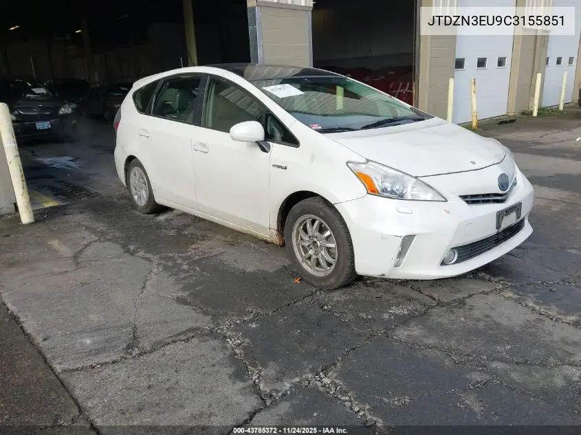 JTDZN3EU9C3155851 2012 Toyota Prius V Five