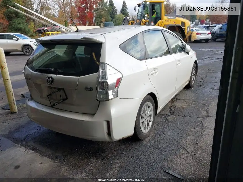 JTDZN3EU9C3155851 2012 Toyota Prius V Five