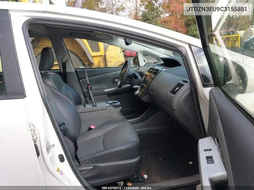 JTDZN3EU9C3155851 2012 Toyota Prius V Five