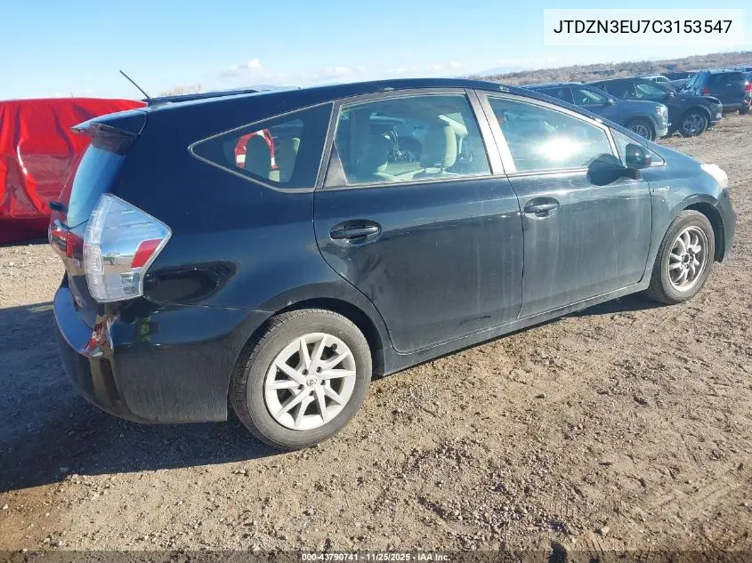 JTDZN3EU7C3153547 2012 Toyota Prius V Three
