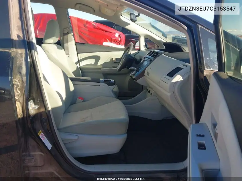 JTDZN3EU7C3153547 2012 Toyota Prius V Three