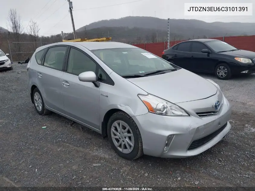 JTDZN3EU6C3101391 2012 Toyota Prius V Three