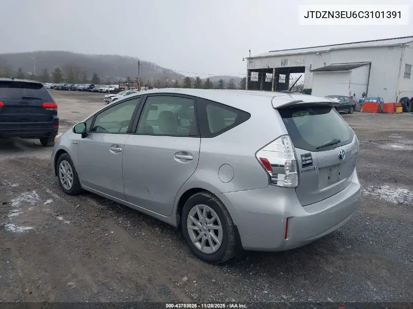 JTDZN3EU6C3101391 2012 Toyota Prius V Three