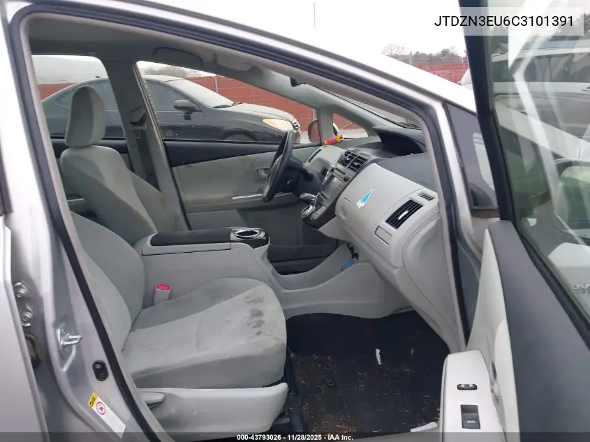 JTDZN3EU6C3101391 2012 Toyota Prius V Three