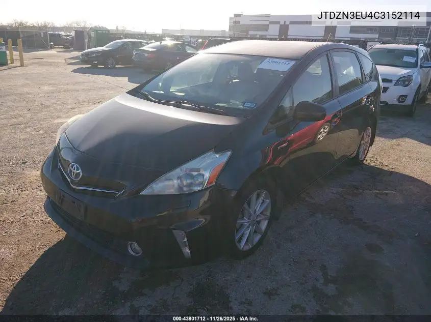 JTDZN3EU4C3152114 2012 Toyota Prius V Five