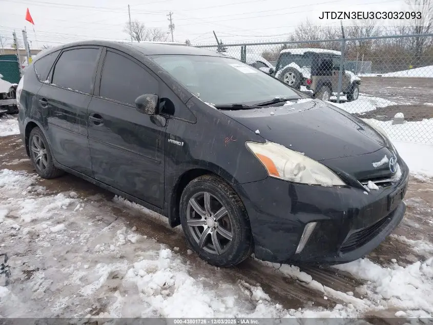 JTDZN3EU3C3032093 2012 Toyota Prius V Three