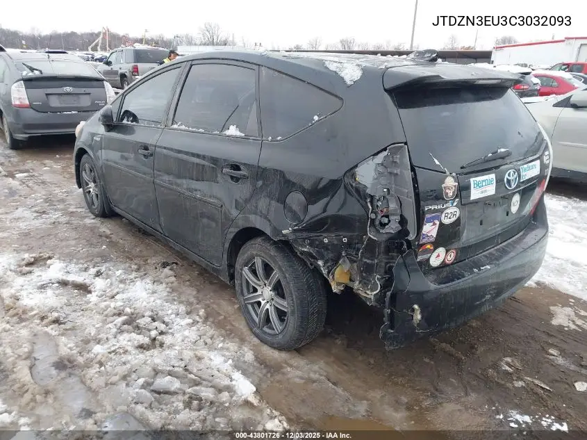 JTDZN3EU3C3032093 2012 Toyota Prius V Three