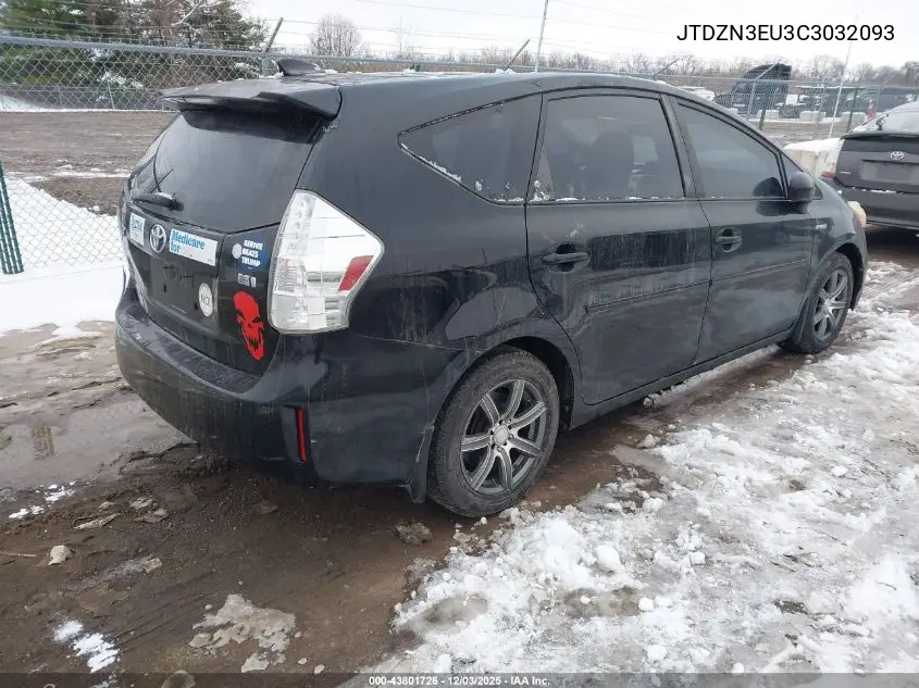 JTDZN3EU3C3032093 2012 Toyota Prius V Three