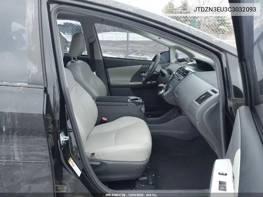 JTDZN3EU3C3032093 2012 Toyota Prius V Three